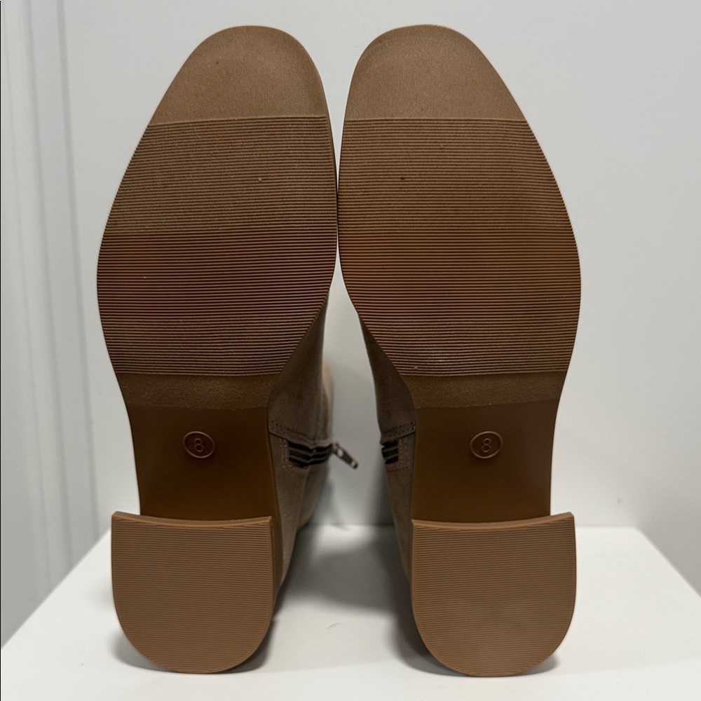 Universal Thread Taupe Ankle Booties - Picture 5 of 5